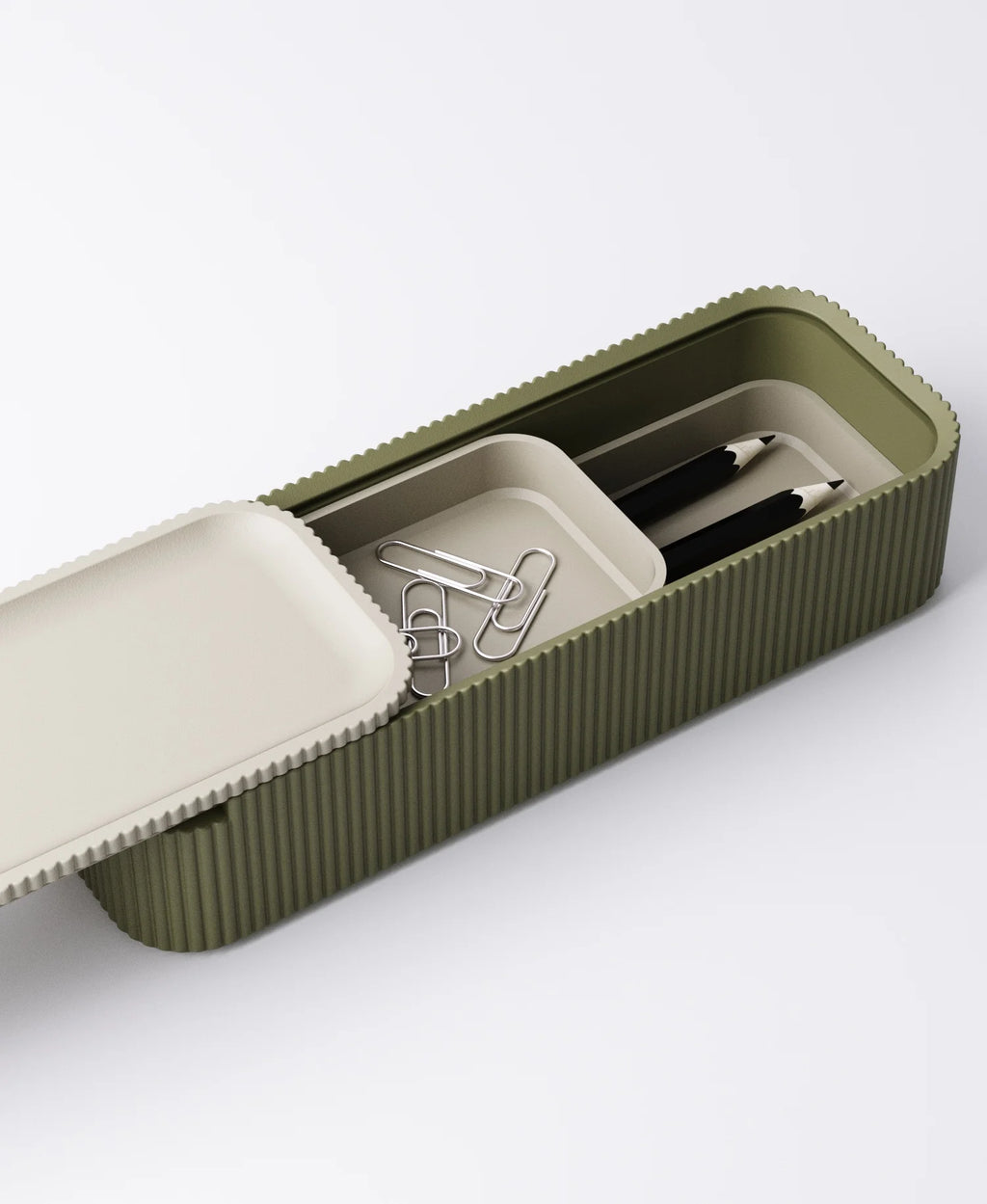 3D Printed Modern Slide Pen Case | PrintyPrints Desk Organizer