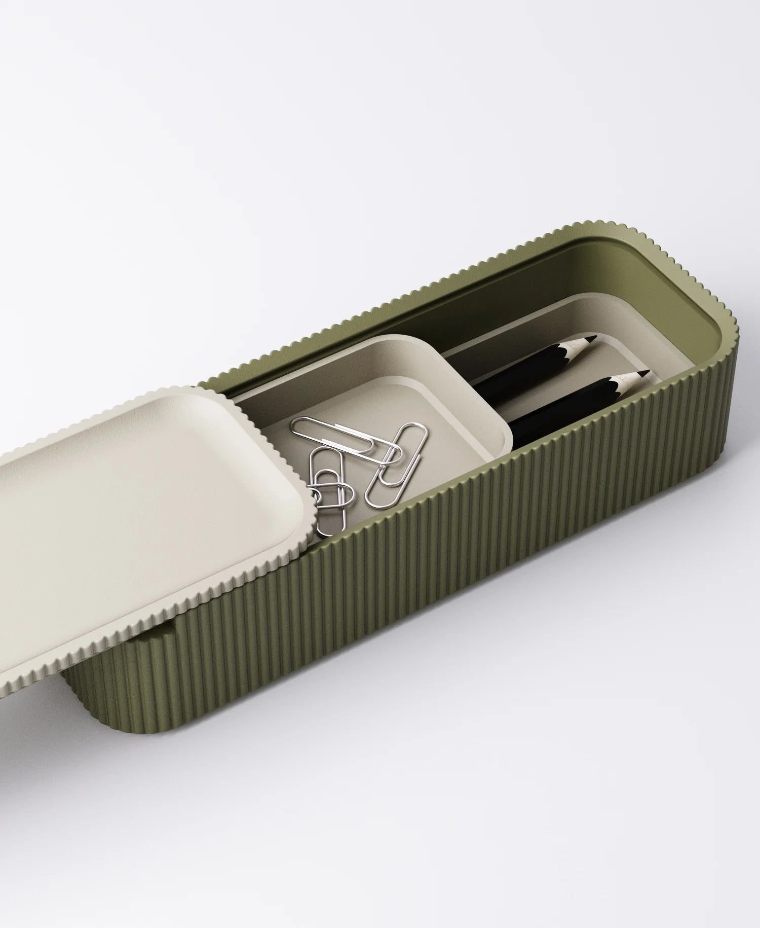 3D Printed Modern Slide Pen Case | PrintyPrints Desk Organizer