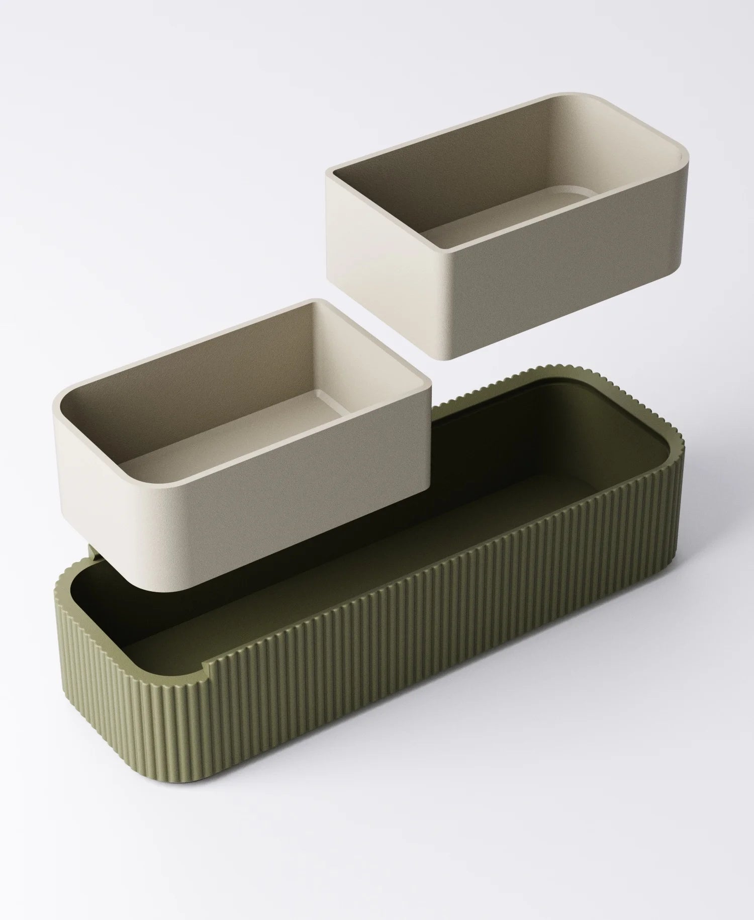3D Printed Modern Slide Pen Case | PrintyPrints Desk Organizer