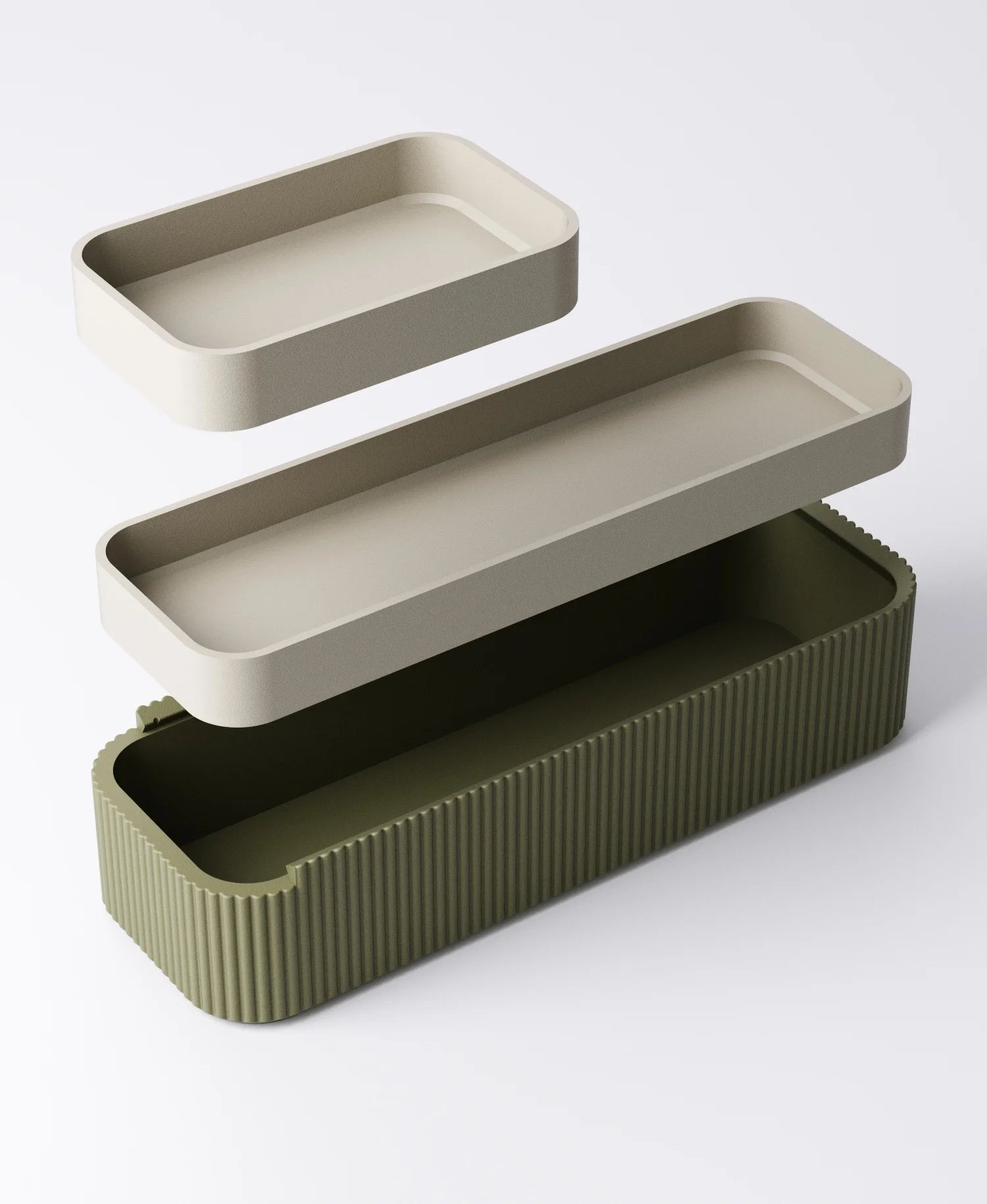 3D Printed Modern Slide Pen Case | PrintyPrints Desk Organizer