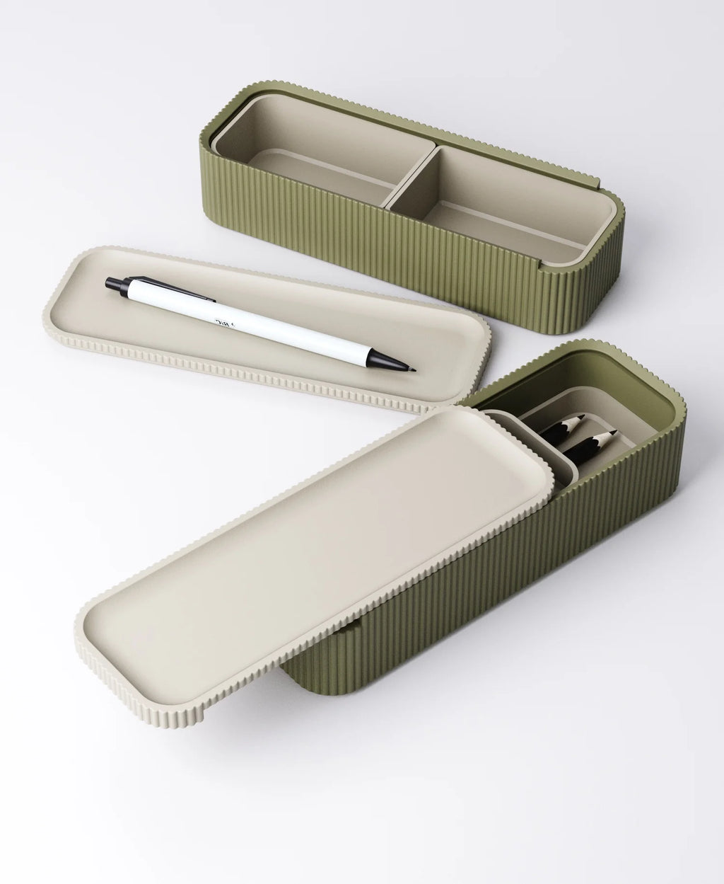 3D Printed Modern Slide Pen Case | PrintyPrints Desk Organizer