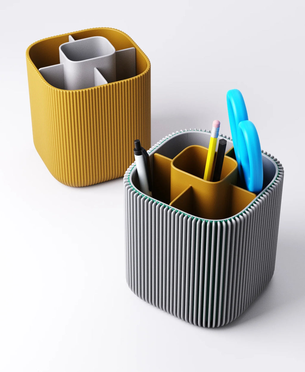 Desk Organizer | 3D Printed Modern Geometry | PrintyPrints