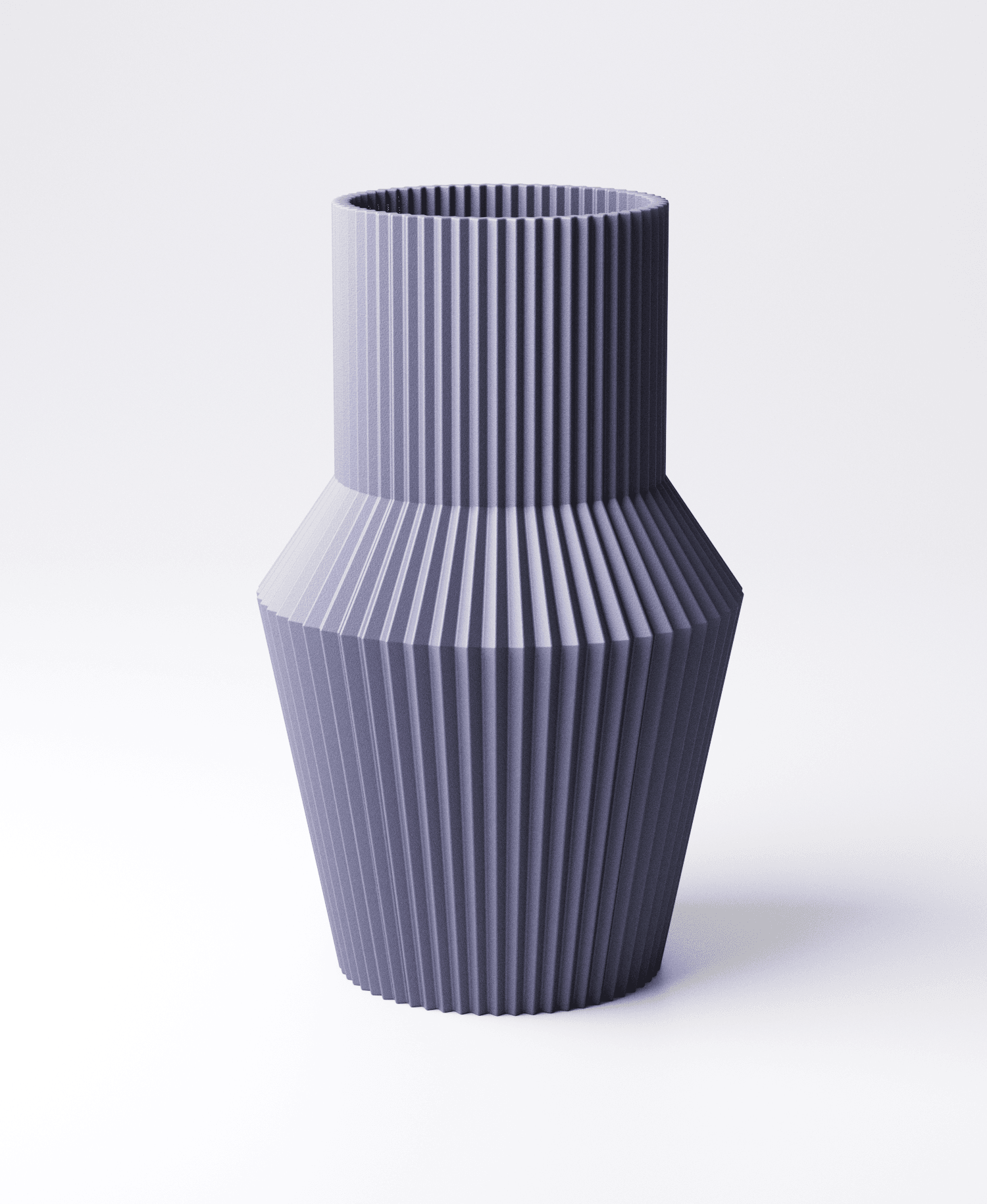 Pleated Vase Style 1 | 3D Printed Modern Decor | PrintyPrints
