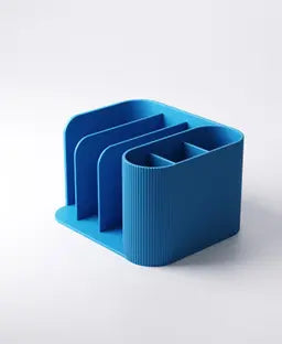 Pen + Notebook Holder | 3D Printed Modern Geometry | PrintyPrints
